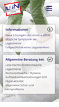 Mobile Screenshot of lerntherapie-franken.de